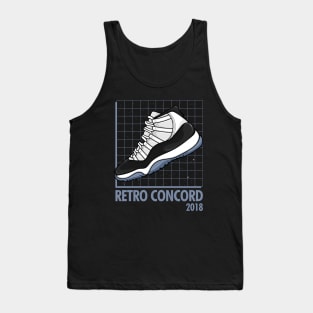 AJ 11 Retro Concord Sneaker Tank Top